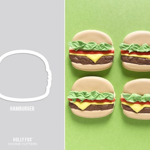 Hamburger, Burger Cookie Cutter