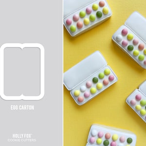 Paint Palette or Egg Carton Cookie Cutter