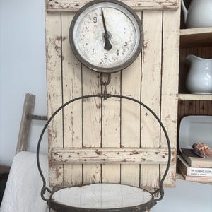 Vintage White Store Scales - Etsy