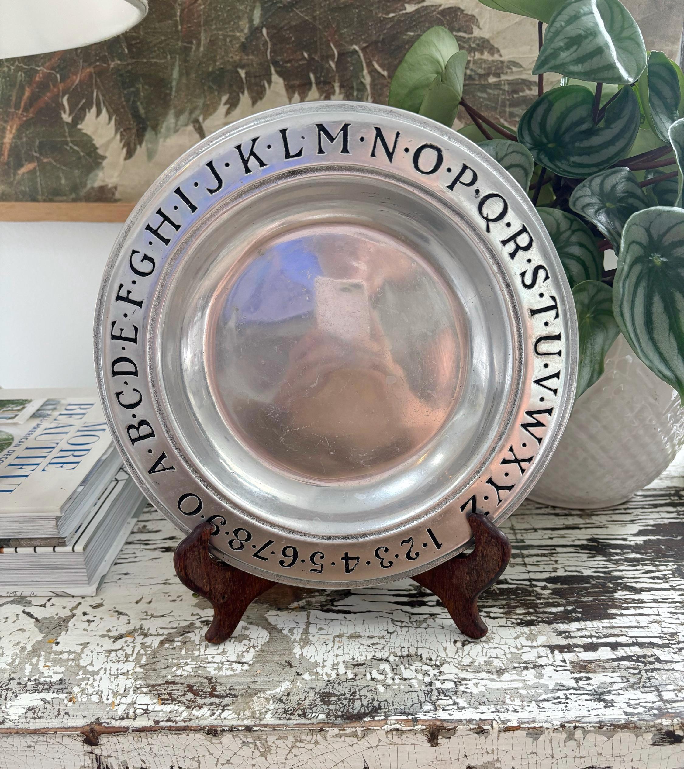 WILTON ピューター プレート 25周年記念 ウィルトン レトロ Wilton Pewter - Etsy