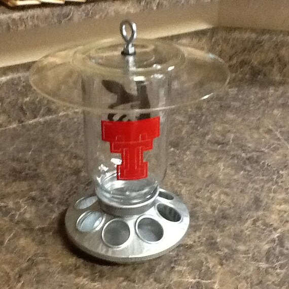 Texas Tech Red Raiders Wild Bird Feeder Texas Tech Wild Bird Etsy