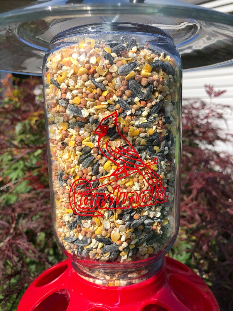 St Louis Cardinals Wild Bird Feeder Etsy