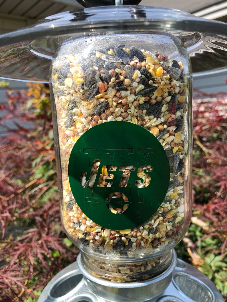 New York Jets Wild Bird Feeder / NY Jets Bird Feeder / Jets Etsy