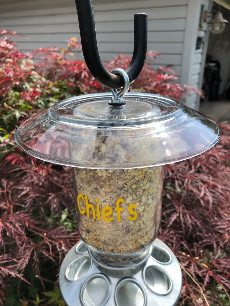 Kansas City Chiefs Wild Bird Feeder Etsy