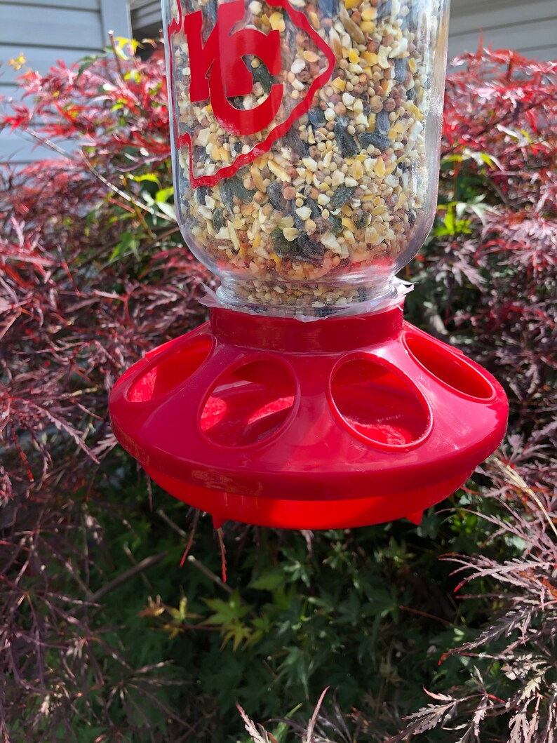Kansas City Chiefs Wild Bird Feeder Etsy