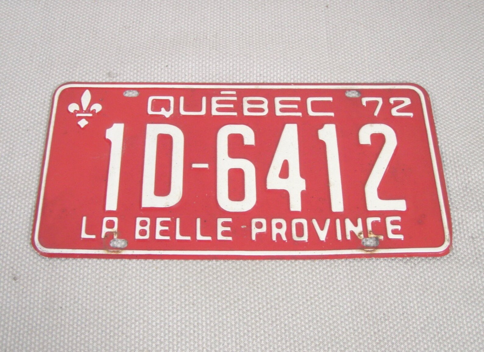 3 Vintage Quebec License Plates 1970 1971 1972 QC French Etsy