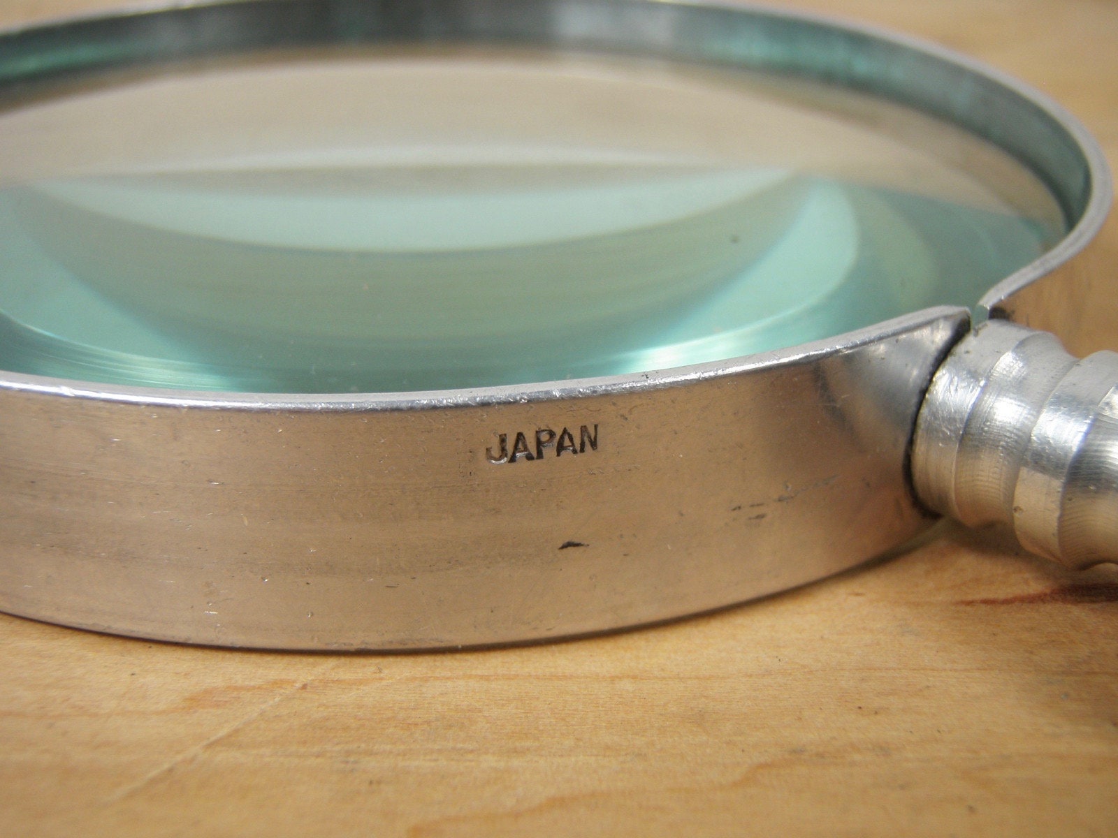 Large Vintage 1950s Era Magnifying Glass Made In Japan Etsy