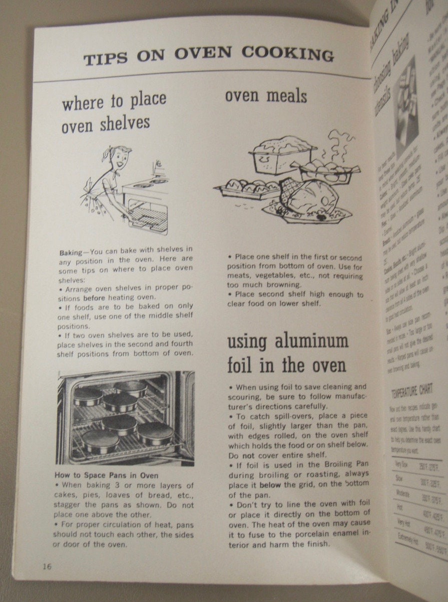 1960s Era Frigidaire 30 Electric Oven Range Owners Manual Etsy Nederland