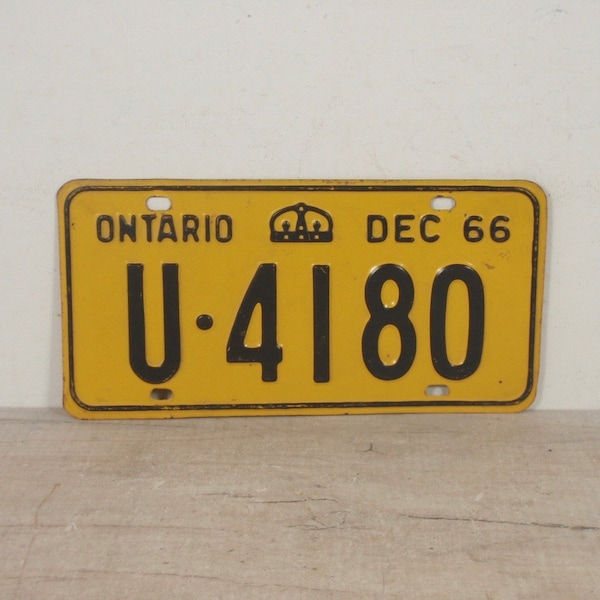 Ontario License Plate Etsy