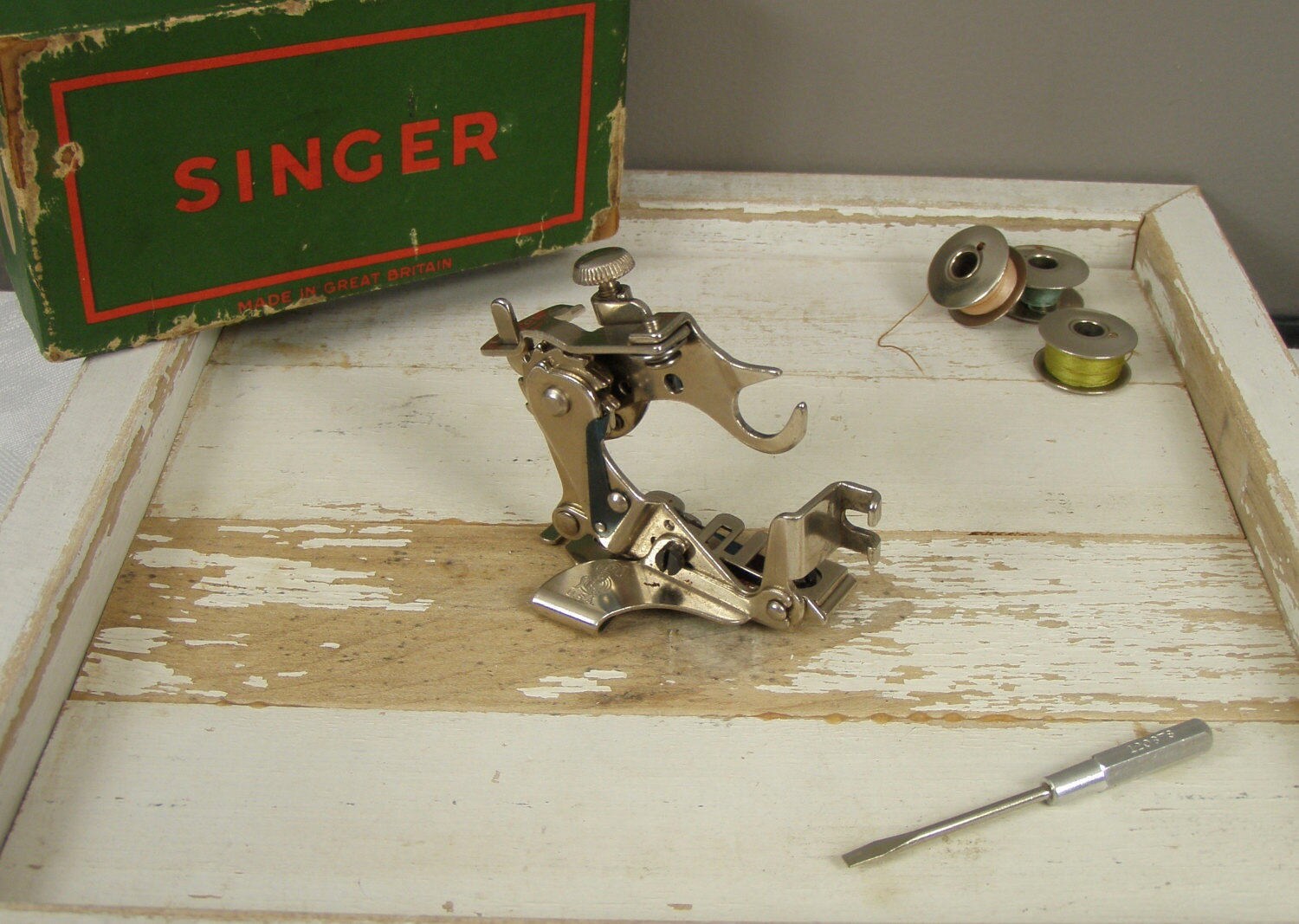 Vintage Singer Sewing Machine Ruffler Foot Accessory Etsy