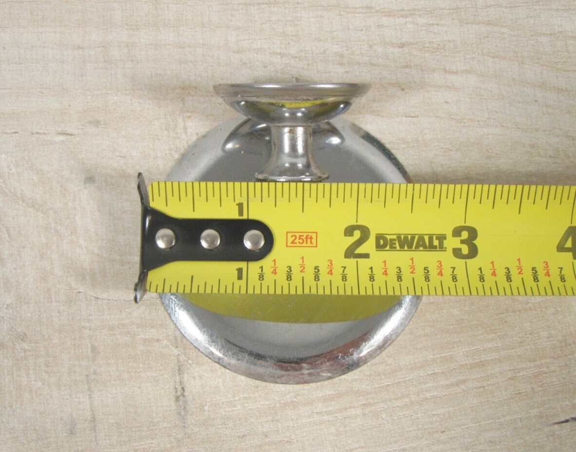 Conjunto de 14 vintage mid century cromo cóncavo gabinete | Etsy