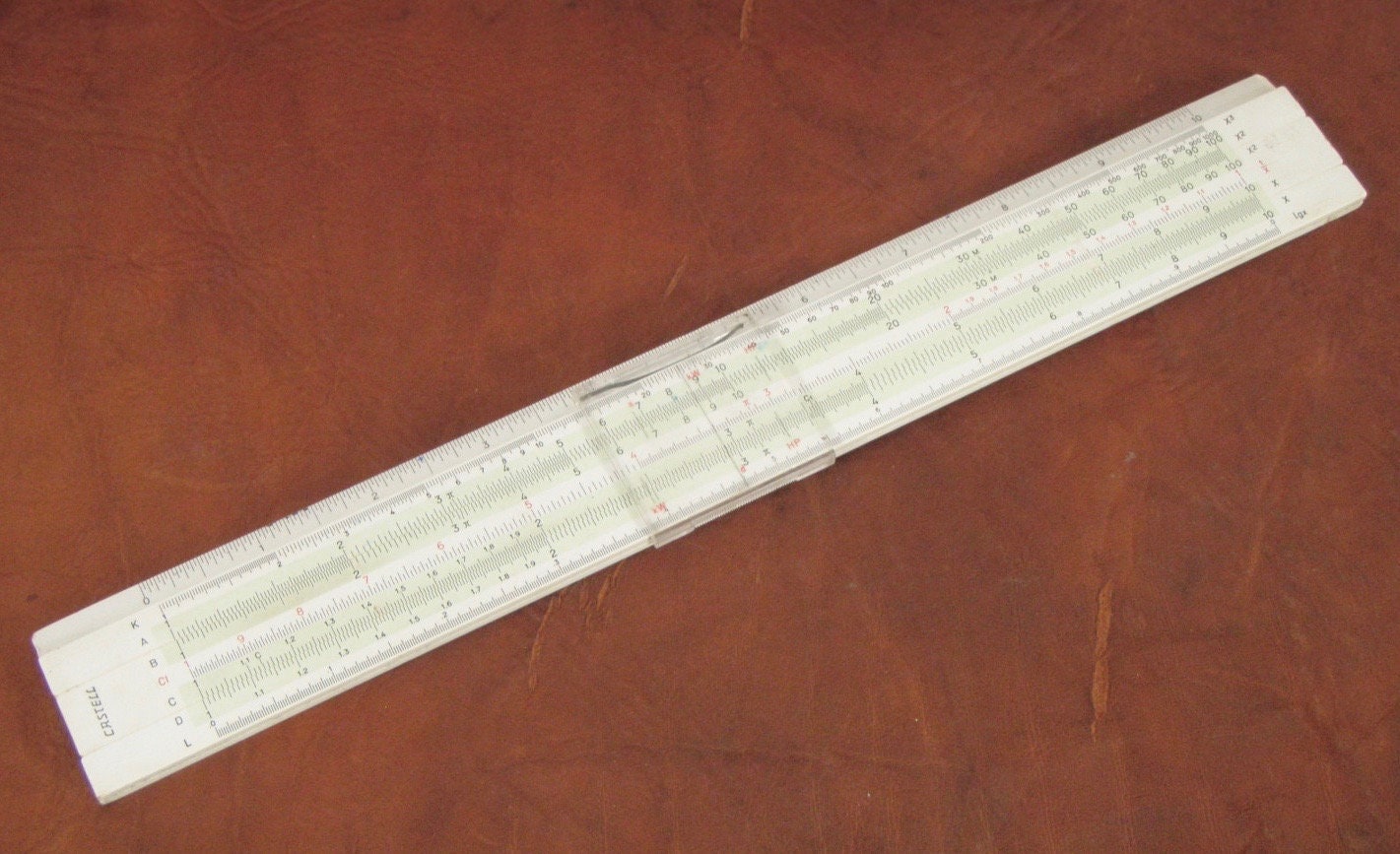 Vintage Faber Castell 12 Mannheim 57/87 Slide Rule w/ Etsy