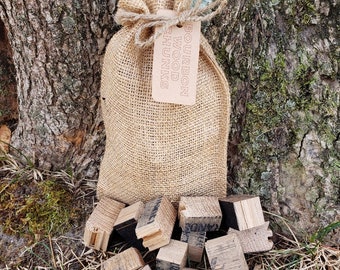 Bourbon Grilling Chunks, Stocking Stuffer, Grill Accessories, Smoker Wood Chunks, Smoker Chips, Groomsmen Gifts, Barrel Wood, Gift for Him