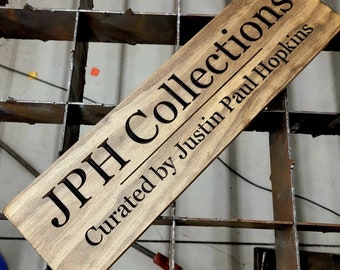 Custom Wood Sign, Engraved Wood Sign, Rustic Decor, Wedding Name Sign, Housewarming Gift, Wedding Gift, Custom Engraved