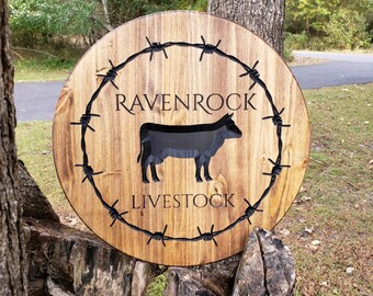 Wood Signs, Round Wooden Sign, Personalized Sign, Family Name Sign, Rustic Decor, Rustic Wedding Decorations, Wedding Gift