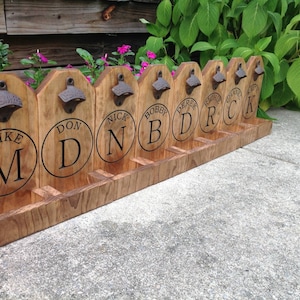 Personalized Groomsmen Gift, Groomsmen Gifts,  Rustic Engraved Beer Bottle Opener, Best Man Gift, Wedding Gift, Man Cave, Groomsman Gift, *