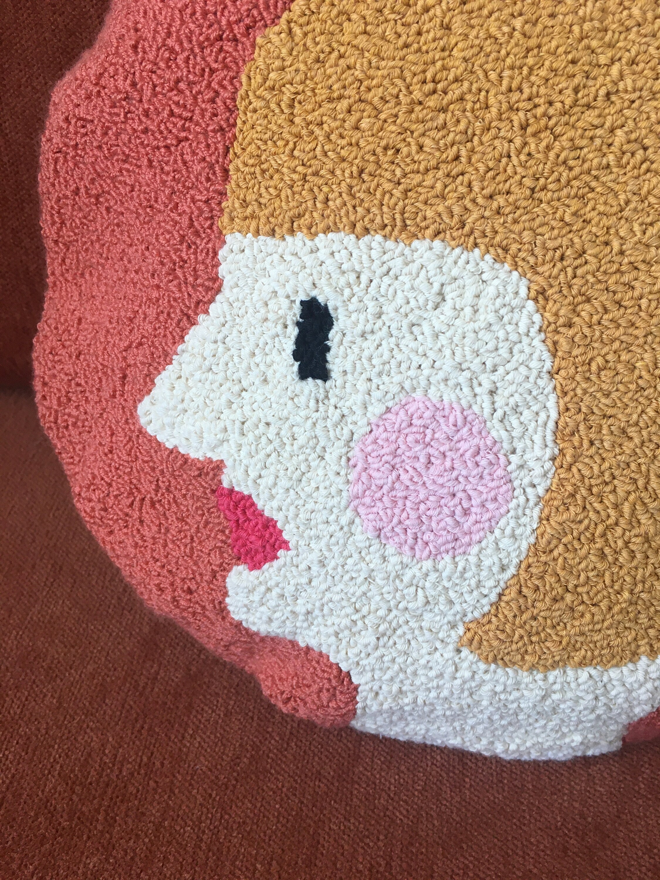 Custom face pillow personalized pillow case round pillows Etsy