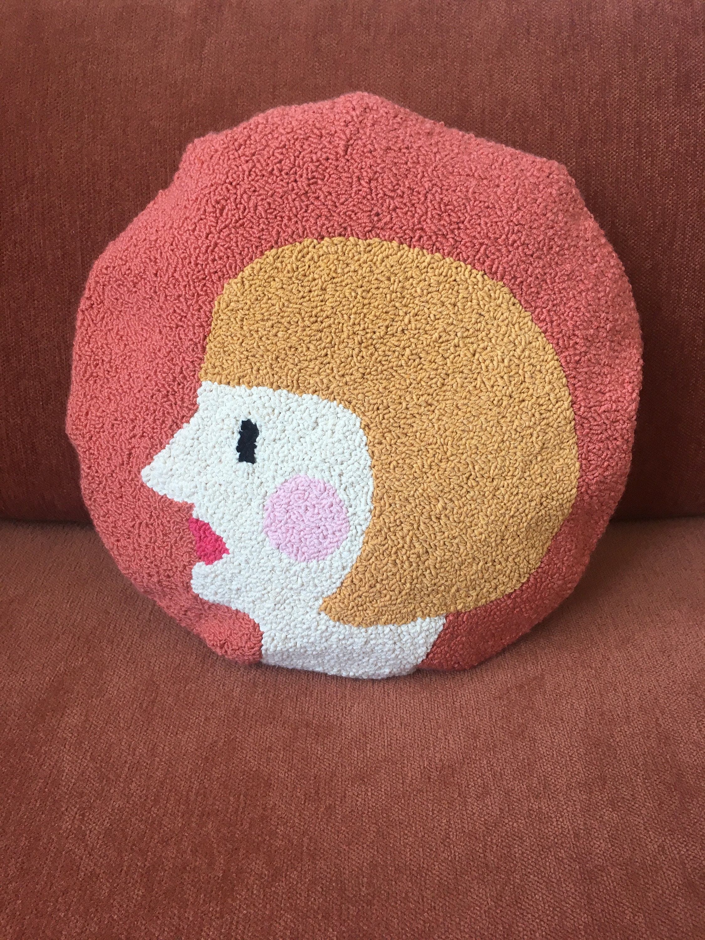 Custom face pillow personalized pillow case round pillows Etsy