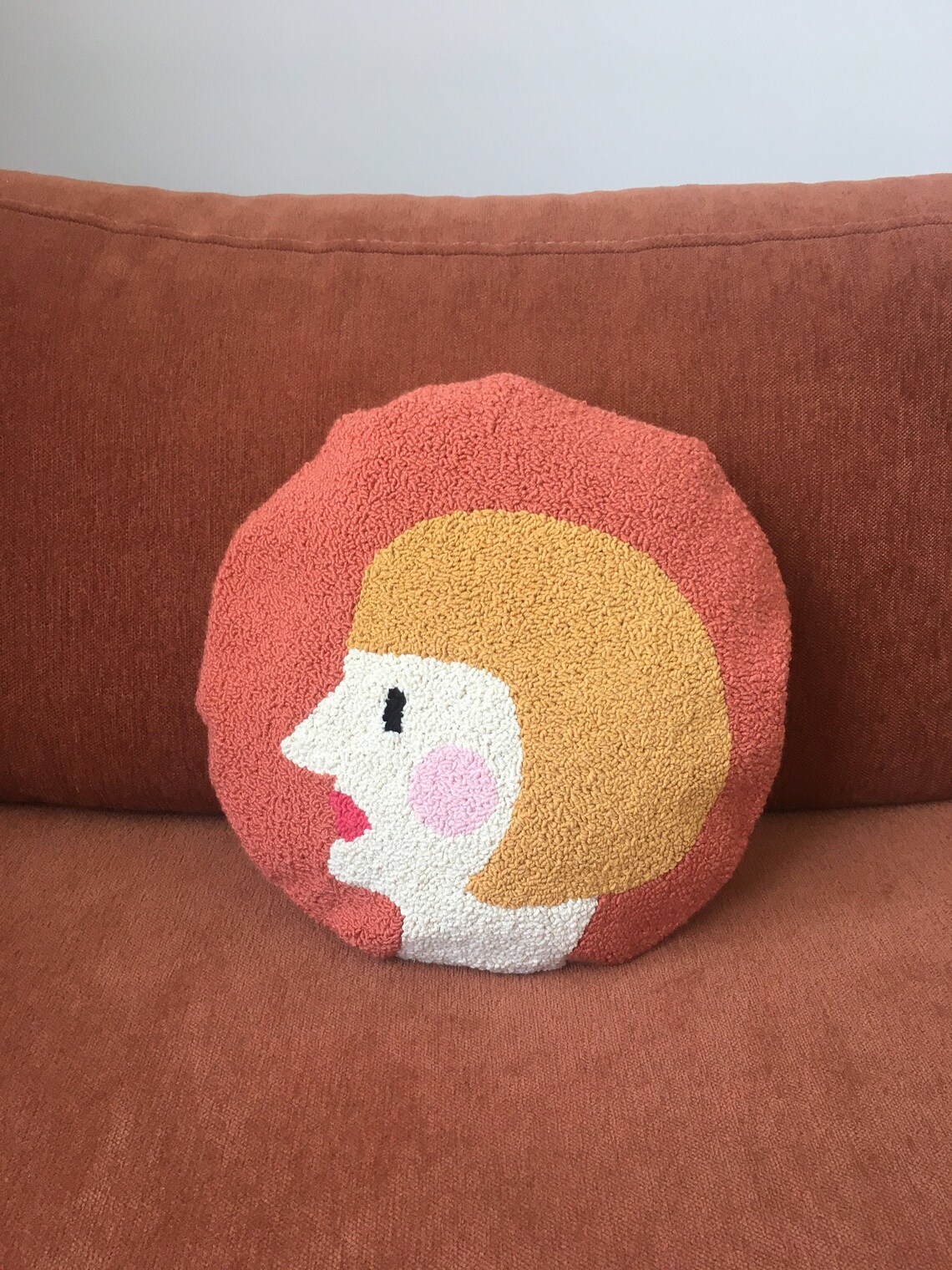 Custom face pillow personalized pillow case round pillows Etsy