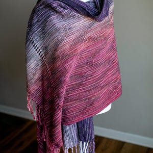 Handwoven Silk and Cotton Shawl