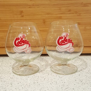 2 Vintage Ford Cobra Brandy Snifters