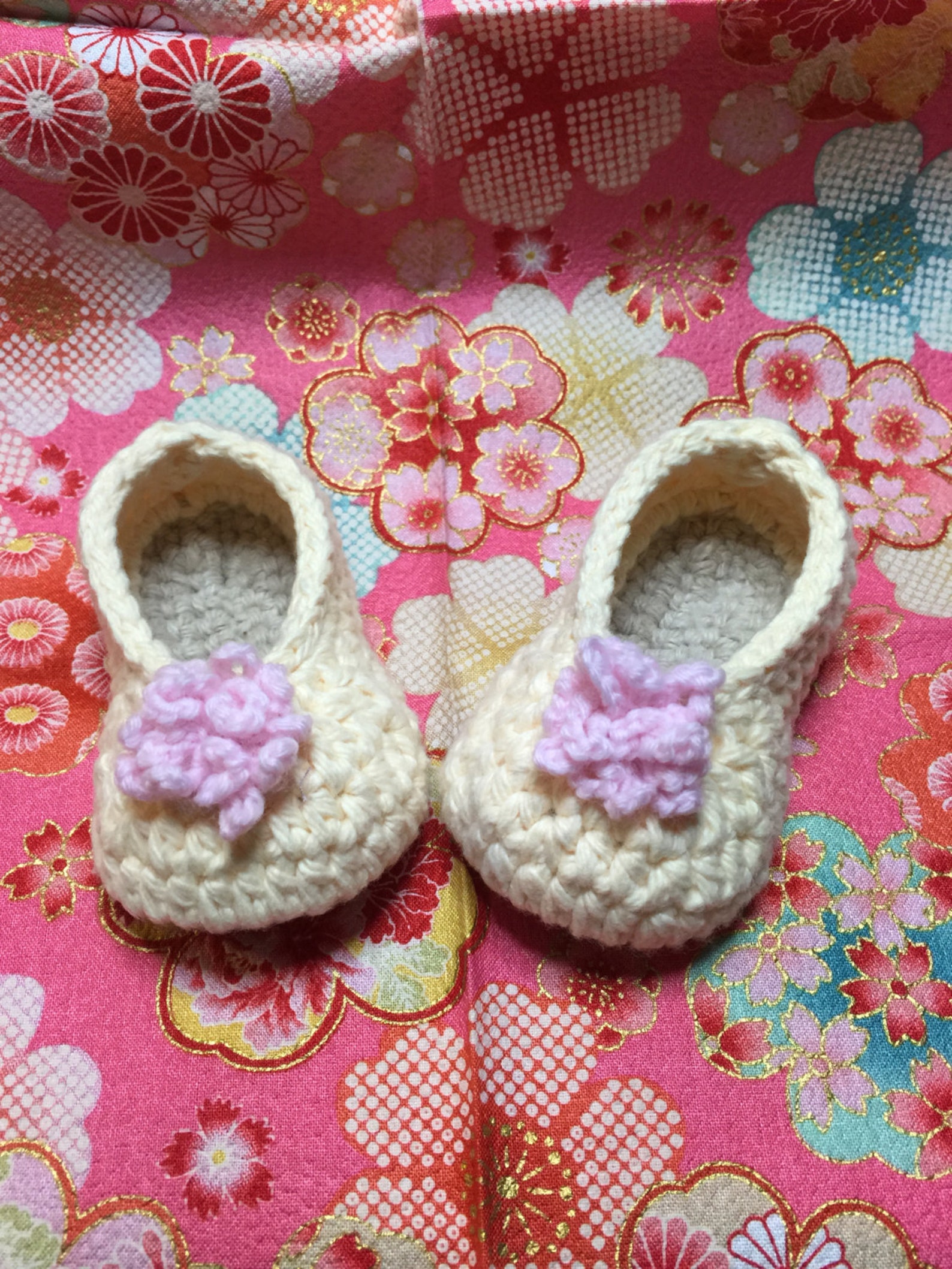 baby ballet shoes crochet pattern