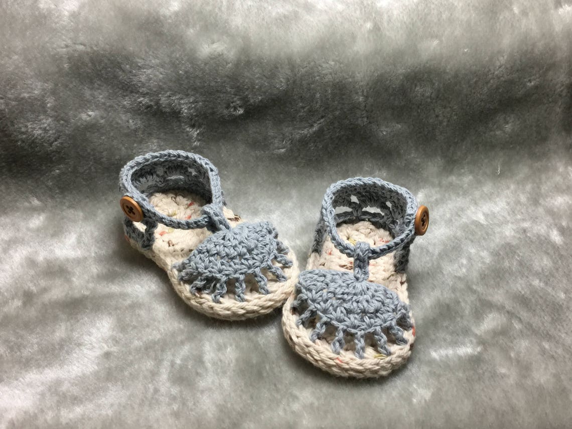 Baby Espadrilles Crochet Pattern Etsy