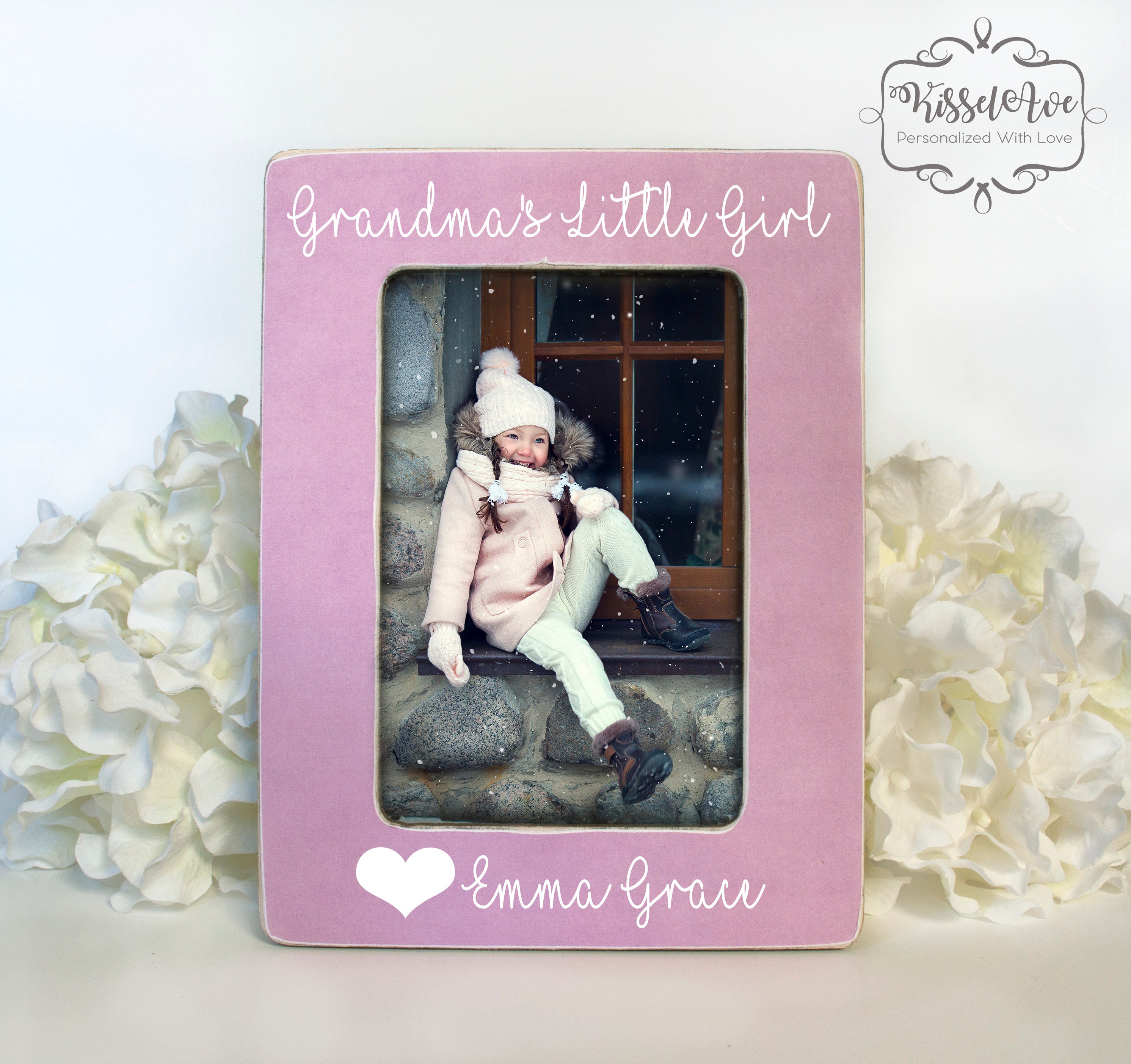 Grandma Gift Grandma's Little Girl Grandma Picture Frame Etsy