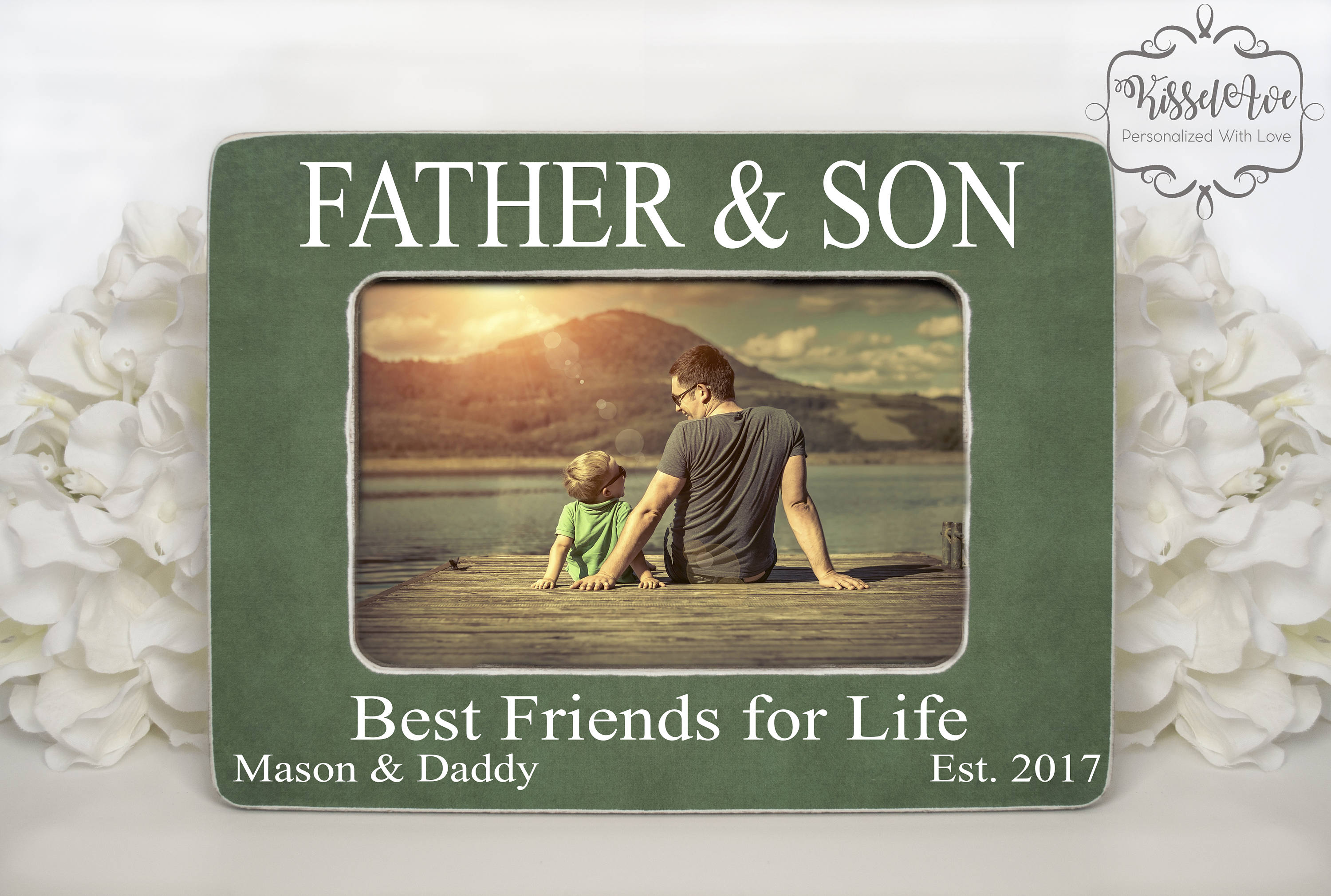 Gift for Dad Dad and Son Picture Frame New Dad Gift from Son Etsy