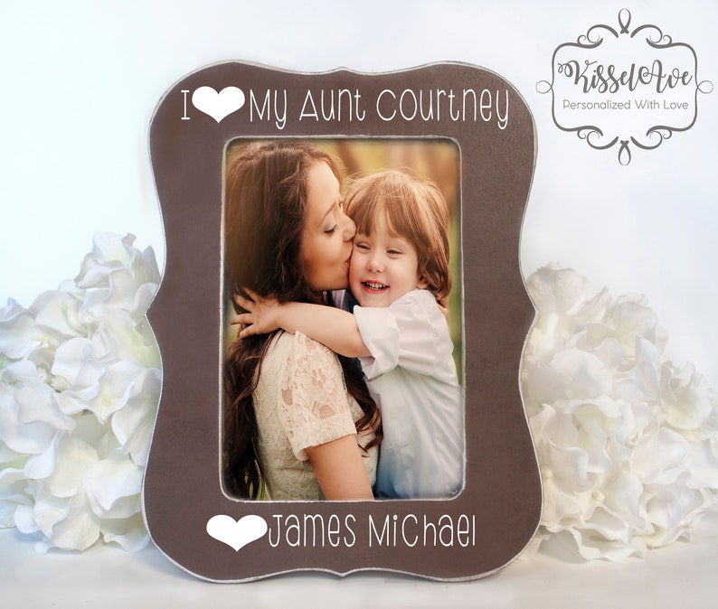 Gift for Aunt Picture Frame for Aunt I Love My Aunt Picture Etsy