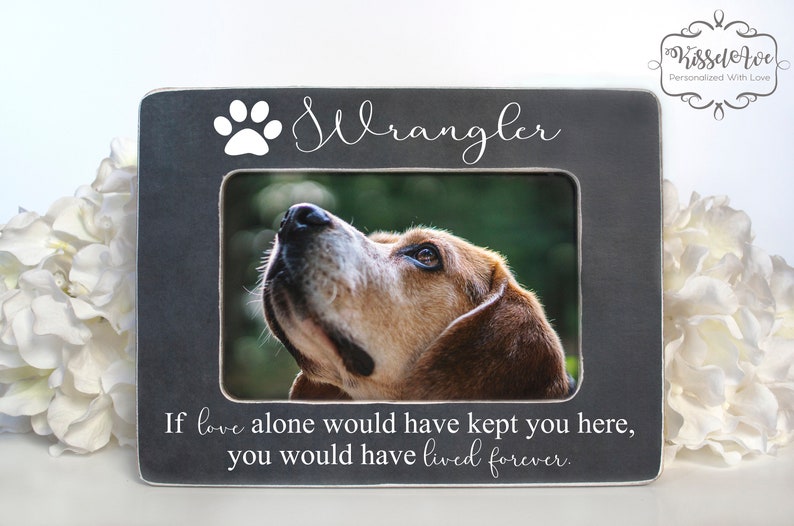 Loss of Dog Loss of Pet Dog Sympathy Gift If love alone