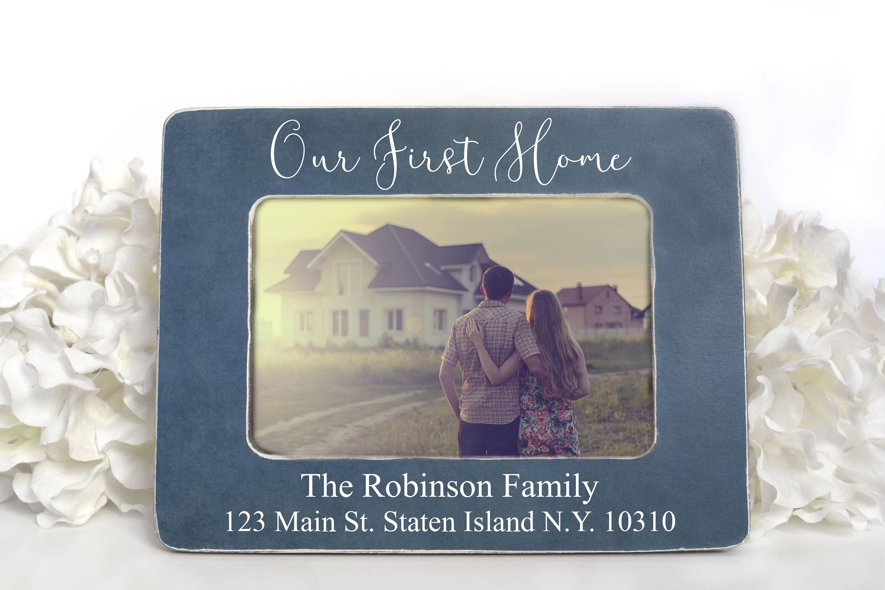 Housewarming Gift Housewarming Picture Frame New Home Gift Etsy