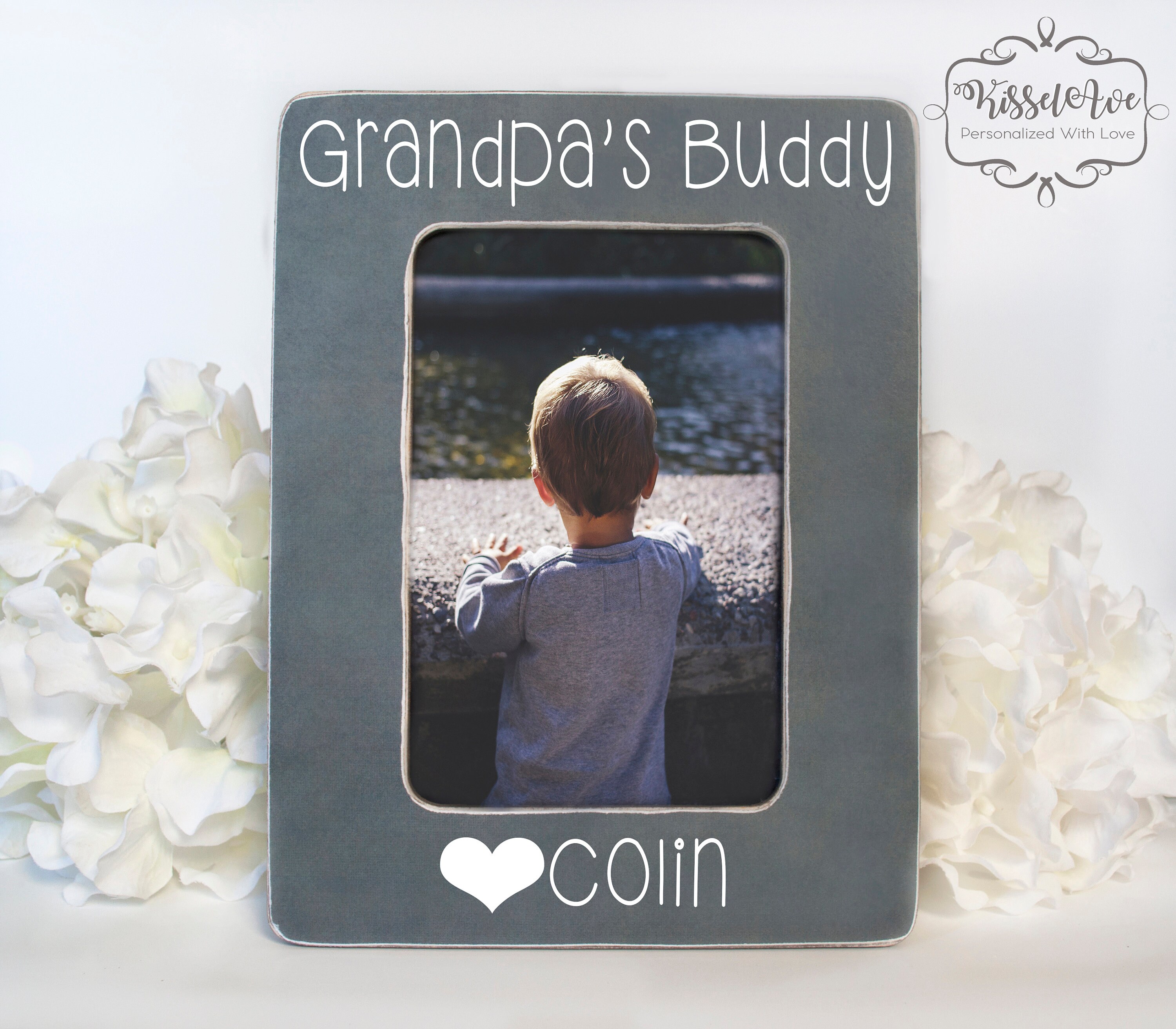 Grandpa Gift Grandpa Picture Frame Grandpa's Buddy Pop Pop Etsy