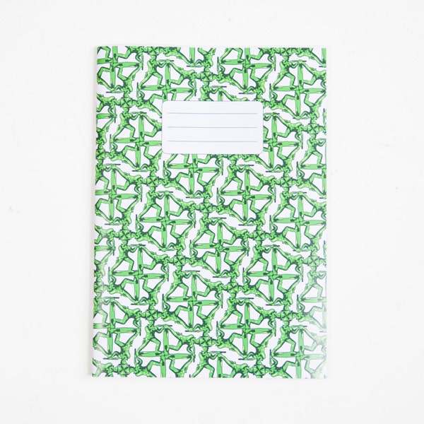 Carnet de note A5 imprimé soldat vert