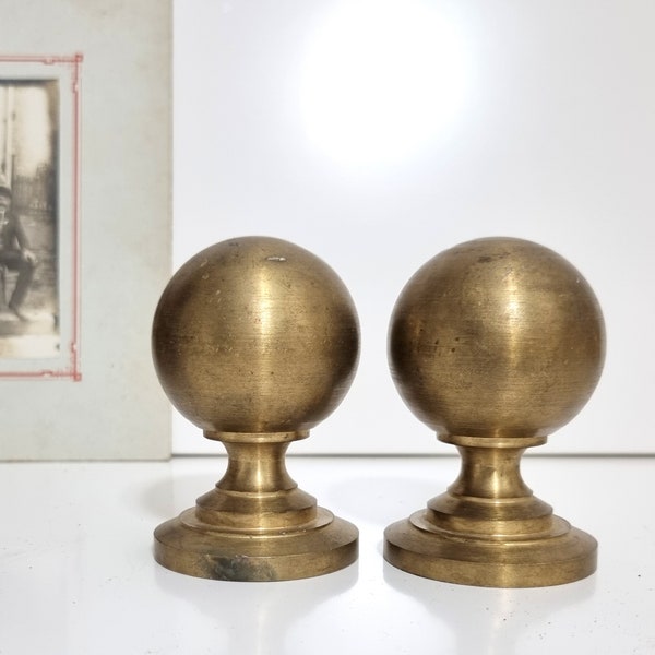 Cannon Ball Finial Metal Etsy