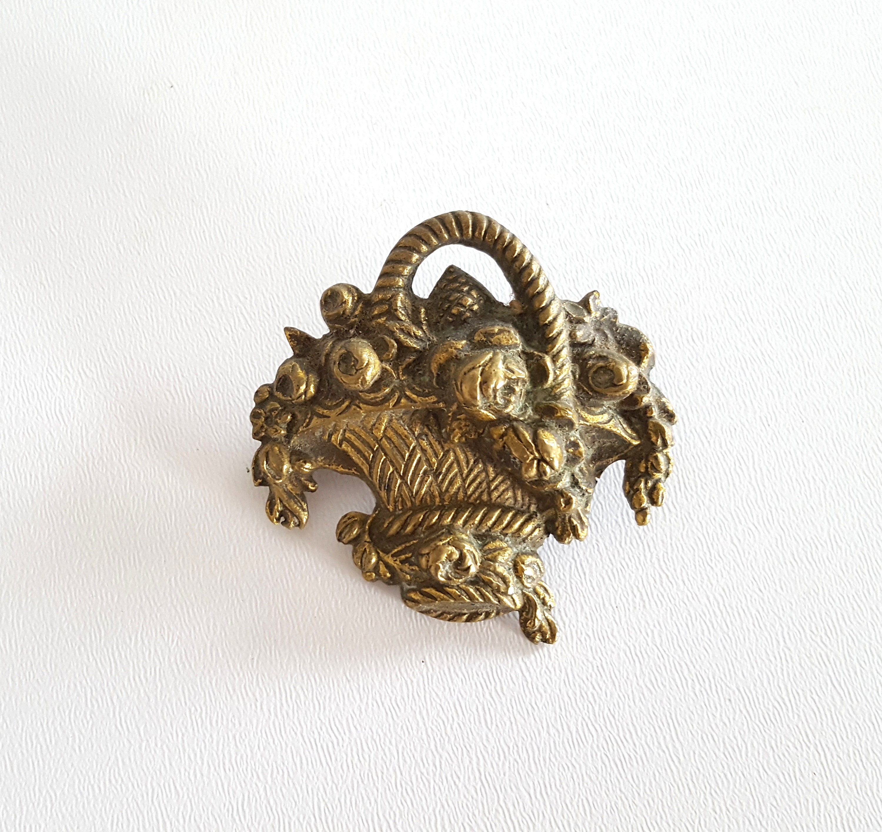 Couvercle de Crochet Antique Pour Cadre Mural Français Décoration Murale en Bronze Massif Petit 2, 2