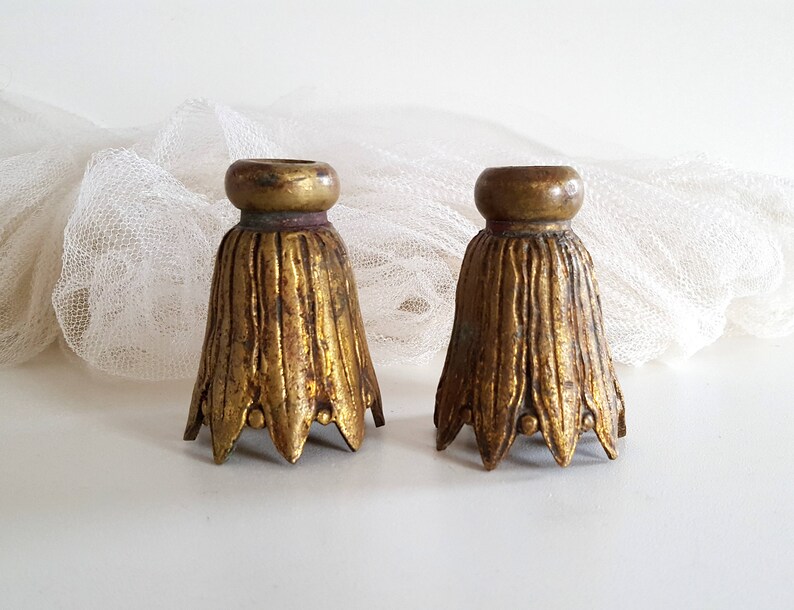 2 Antique Drapery Curtain Blind Light Pull Tassel French Etsy
