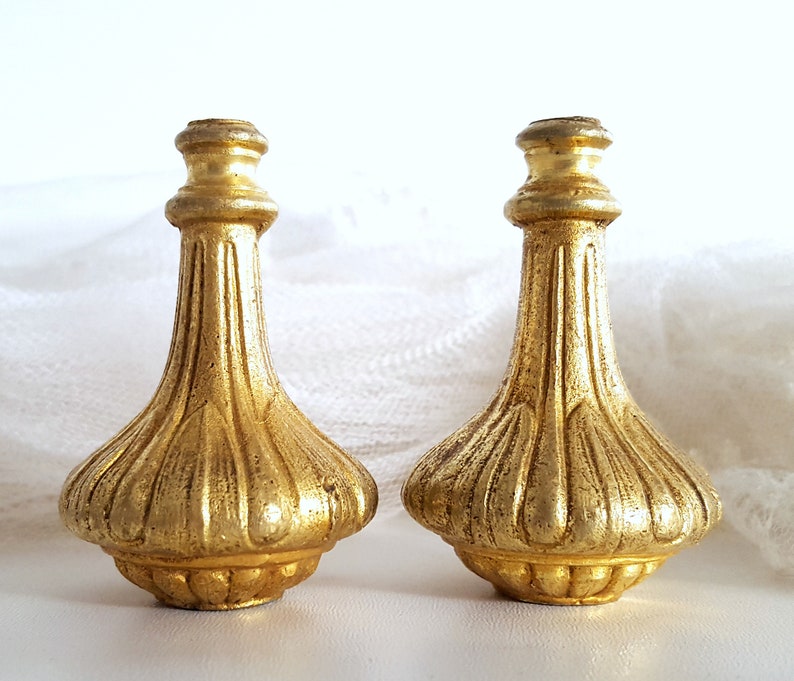 Antique Curtain Cord Tassel X 2 French Brass Window Hardware Etsy