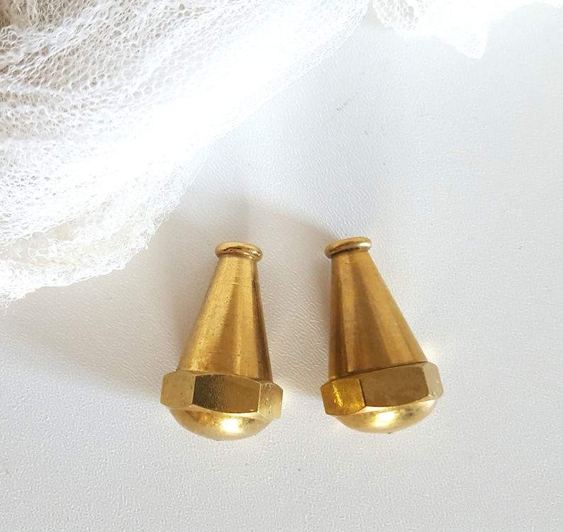 Pair of Vintage Curtain Cord Blind Light Pulls French Brass Etsy