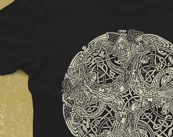 Celtic T-shirt - Unisex Book of Kells Shirt - Celtic Knot - graphic t shirt - Vintage - Irish - Men/Women Gift- Religious