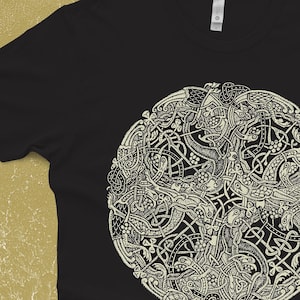 Celtic T-shirt - Unisex Book of Kells Shirt - Celtic Knot - graphic t shirt - Vintage - Irish - Men/Women Gift- Religious