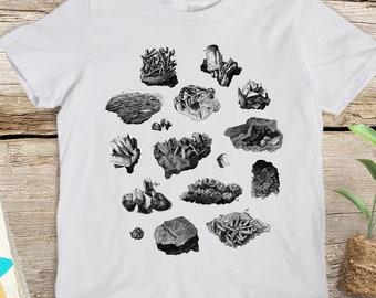 Kids Rock and Mineral Shirt - Kids Rock Collector Shirt - Kids Rock Tshirt - Rockhound Shirt - Kids Birthday Gift - Rock Lover - Rock Shirt