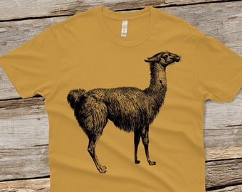 Llama Shirt - Men's Llama Shirt - Men's Shirt - Llama Gifts - Men's Graphic Tee - Llama Funny Shirt Animal Shirt Llama Art