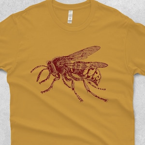 Bee Shirt - Unisex Bumblebee Tshirt - Honey Bee Tee - Insect Shirt - Huge Bug - Next Level T-shirt Cool Shirt - Bug Gift- Men's and Women