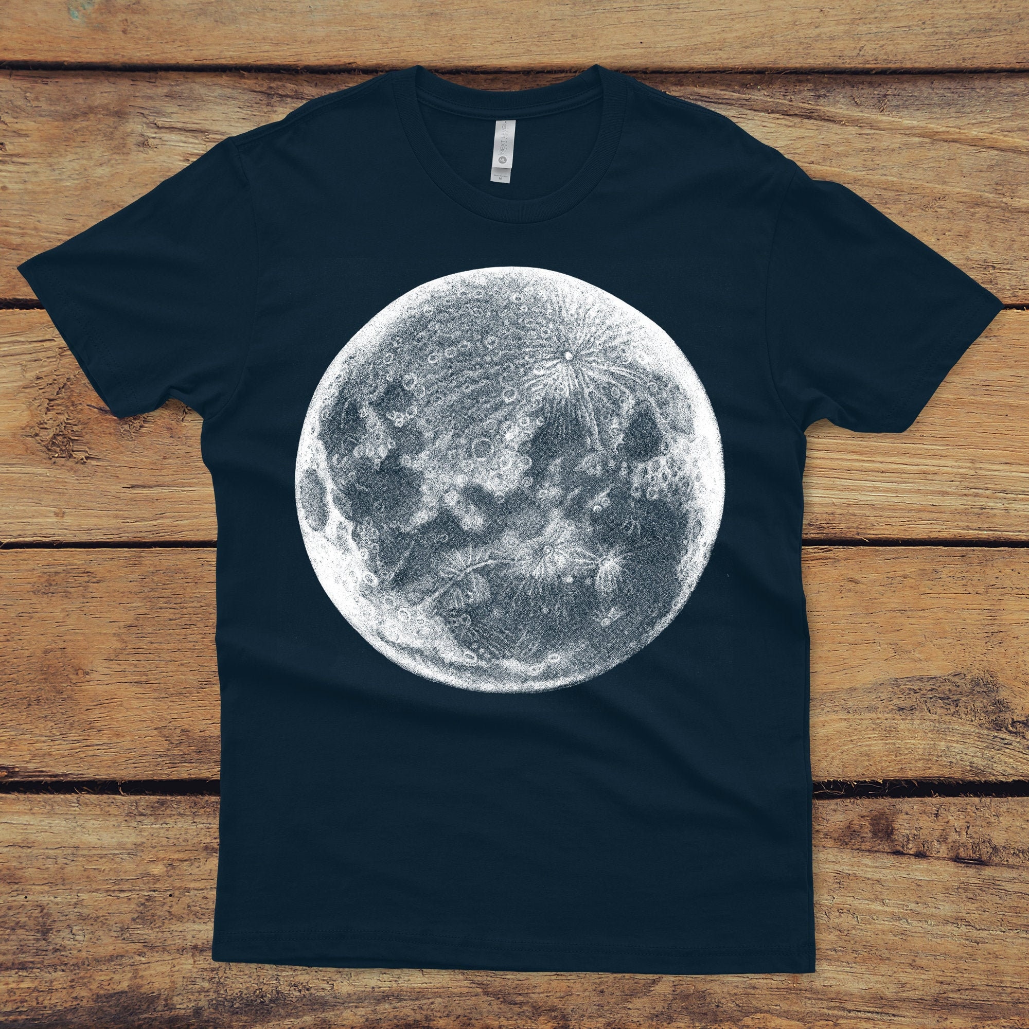 Men's Moon Shirt Men's Tshirt Astronomy Tshirt Etsy