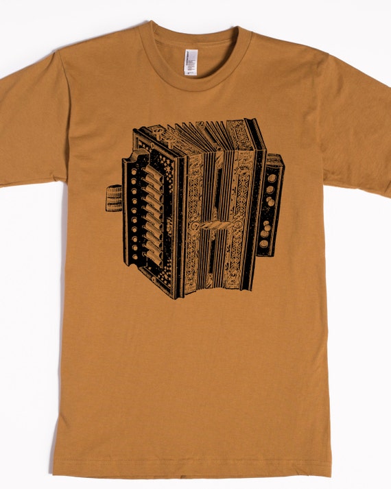 Men's Shirt Accordion Tshirt Musical Instrument Etsy