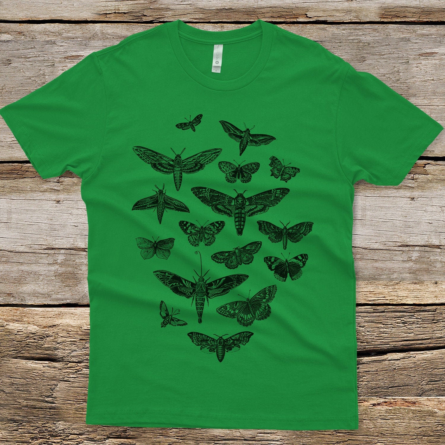 Moth Shirt Unisex Insect Tshirt Moths and Butterflies Etsy