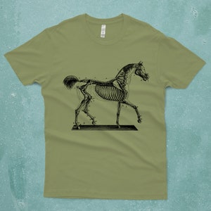 Horse Skeleton on a T-Shirt