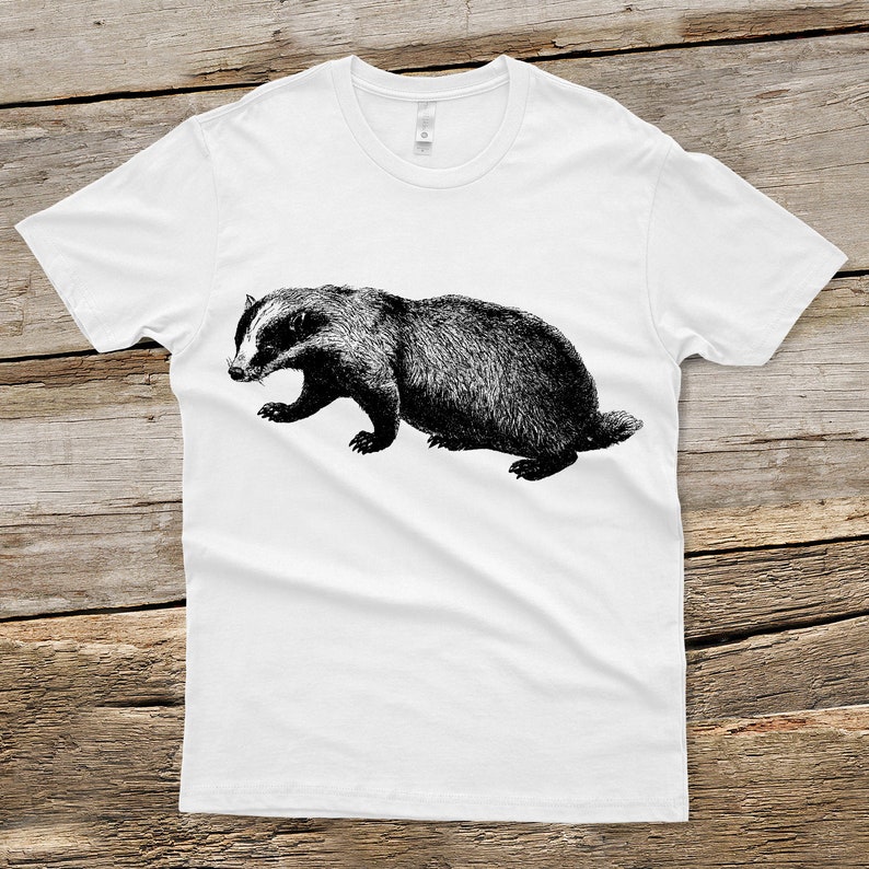 Badger Unisex Shirt Badger T-shirt Men's animal shirt Men's graphic tee Gifts for Men and Women Unisex Sizing Cute Animals image 6