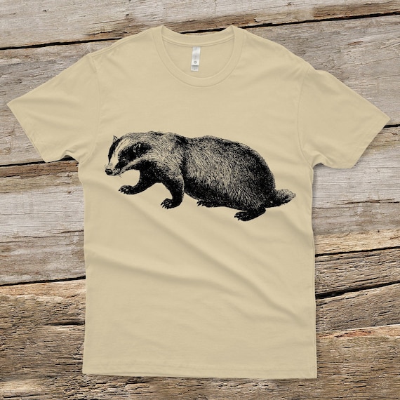 Men's Badger Shirt Badger Tshirt Men's animal Etsy